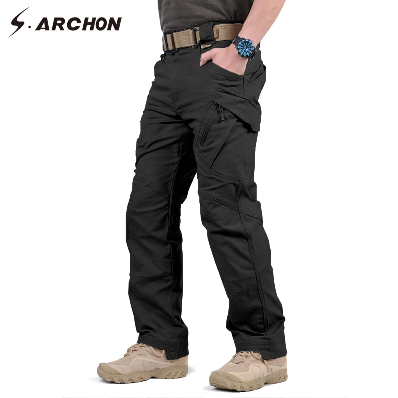 S.ARCHON IX9 City Military Tactical Cargo Pants Men SWAT Combat Army Trousers Male Casual Many Pockets Stretch Cotton Pants